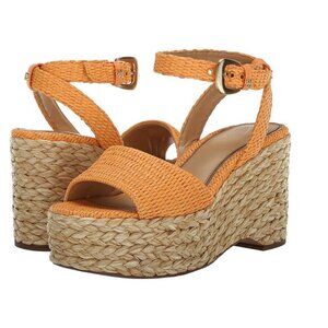 Sam Edelman Women's April Platlform Sandal, Marigold, 9.5 M
